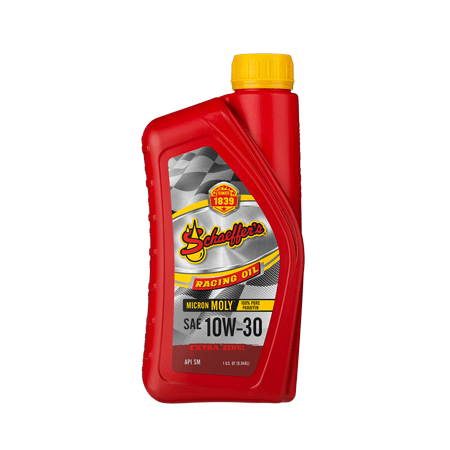 Schaeffer's 171 Micron Moly Racing Oil 10W-30 (6 QT)