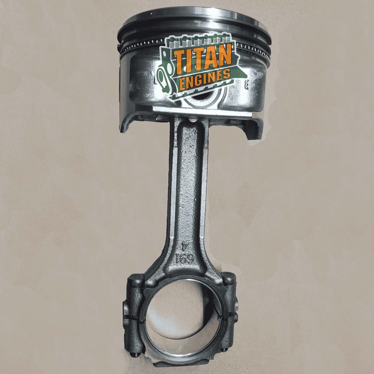 Rod, Piston, & Ring Assembly - Jeep 150/2.5L, Jeep 242/4.0L