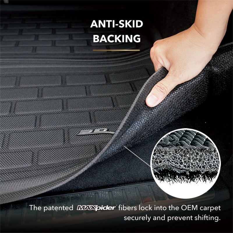 3D MAXpider 22-24 Jeep Grand Cherokee Kagu Black Seat Back Protector & Cargo