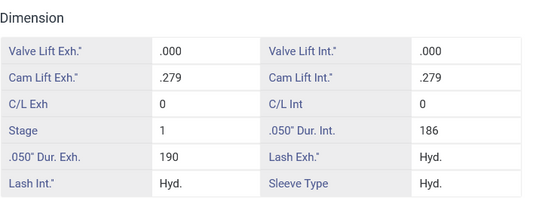 Camshaft - Stock - Jeep 3.8L/232 2007-2011