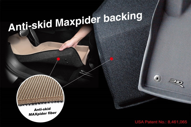 3D MAXpider 15-23 Jeep Cherokee Maxtrac Black