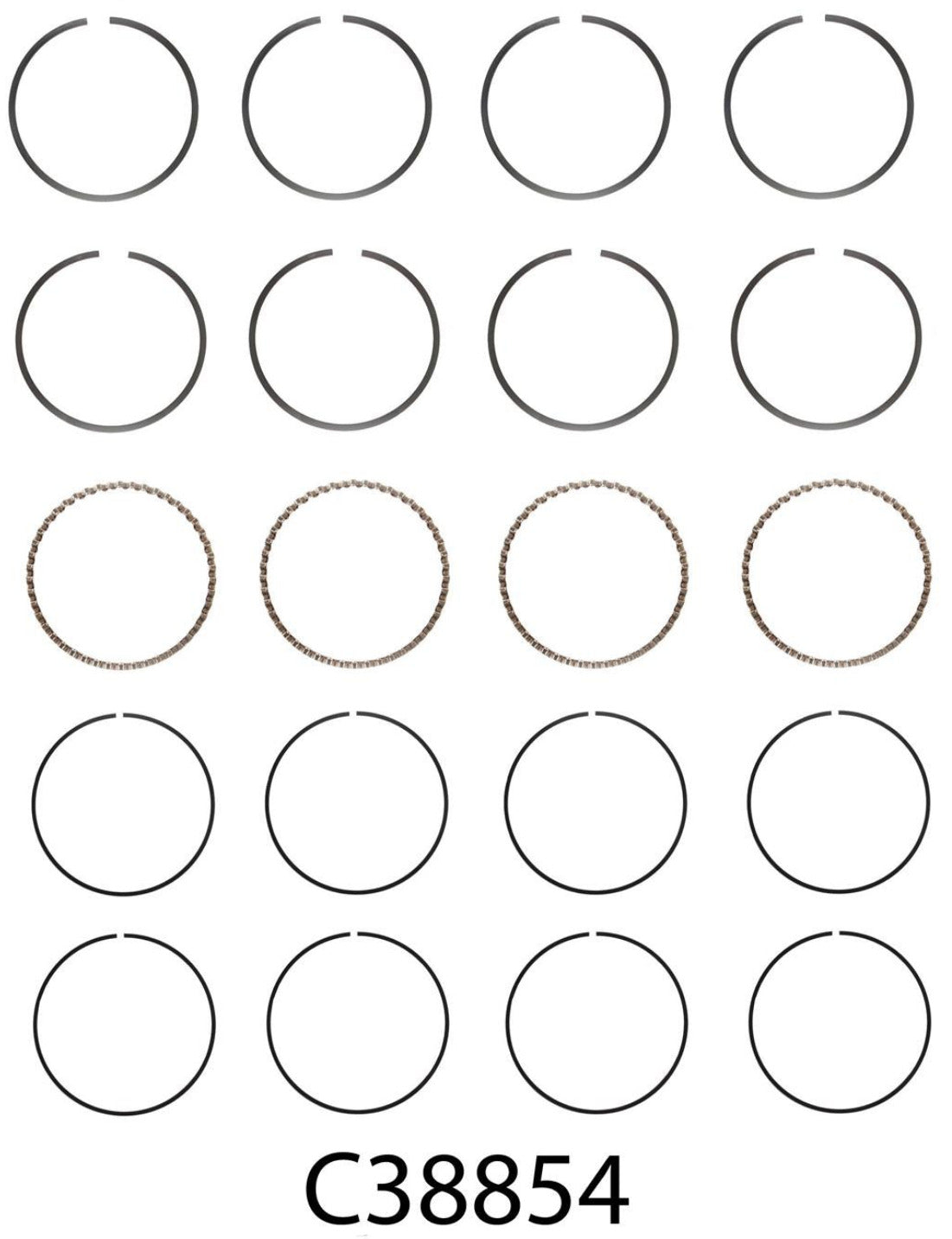 Piston Ring Set - Jeep 150/2.5L 83-95