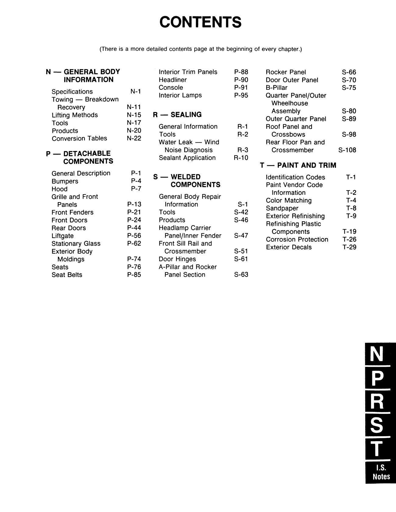 Detroit Iron - 1984 - 1988 Jeep Cherokee / Wagoneer Bodywork Shop Manual - M.R. 247