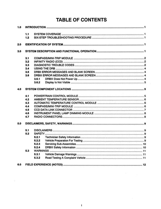 Detroit Iron - 1993 - 1995 Jeep Grand Cherokee Manual de Procedimientos de Diagnóstico