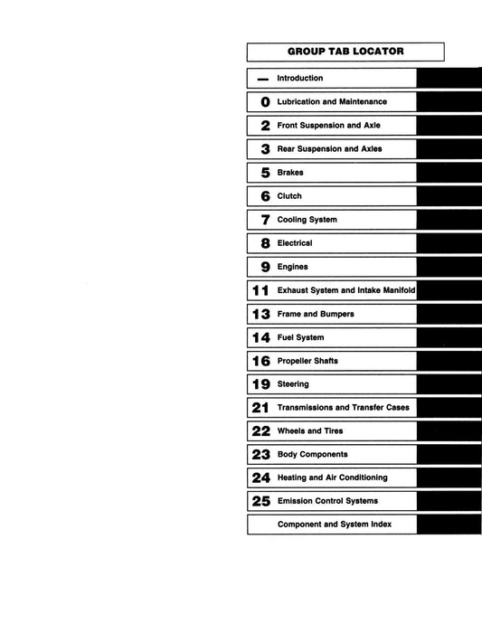 Detroit Iron - Manual de taller Jeep Grand Cherokee Grand Wagoneer 1993