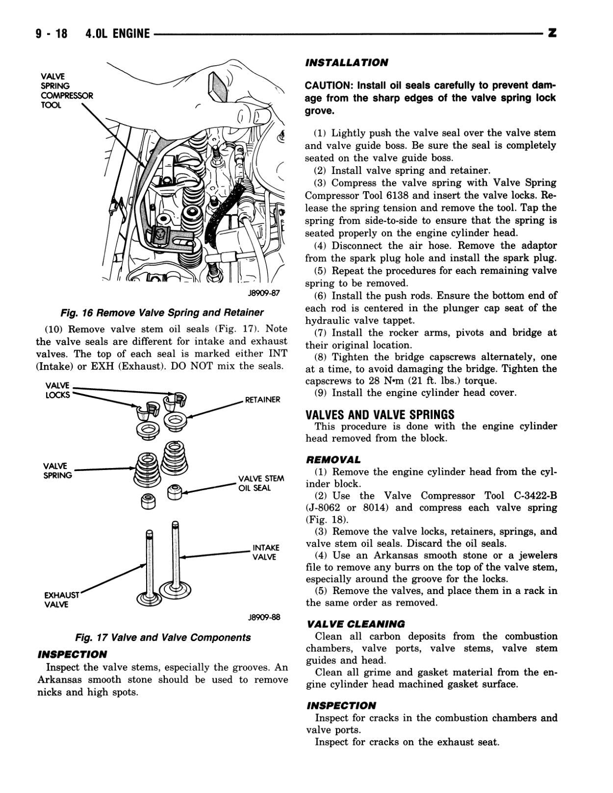 Detroit Iron - 1993 Jeep Grand Cherokee, Grand Wagoneer Shop Manual