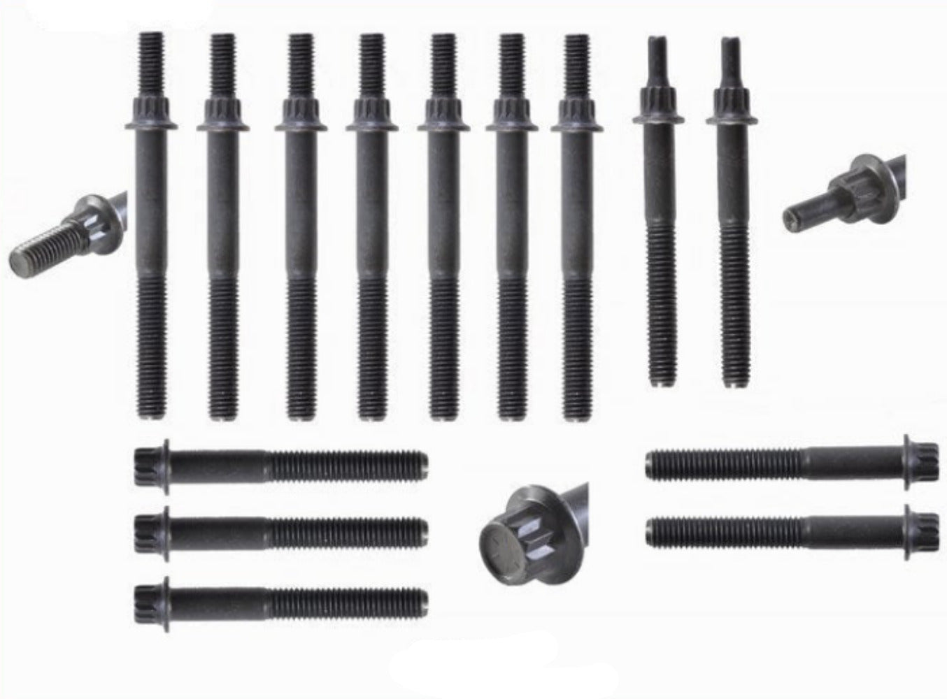 Head Bolt Set - Jeep 242/4.0L, 150/2.5L