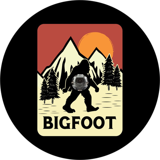 Diseño de Cubre Rueda de Repuesto Vintage Sasquatch
