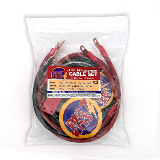 Kit de cables de batería Jeep CJ Big 7