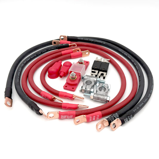 Kit de cables de batería Jeep Wrangler TJ / LJ Big 7 (1997-2006)