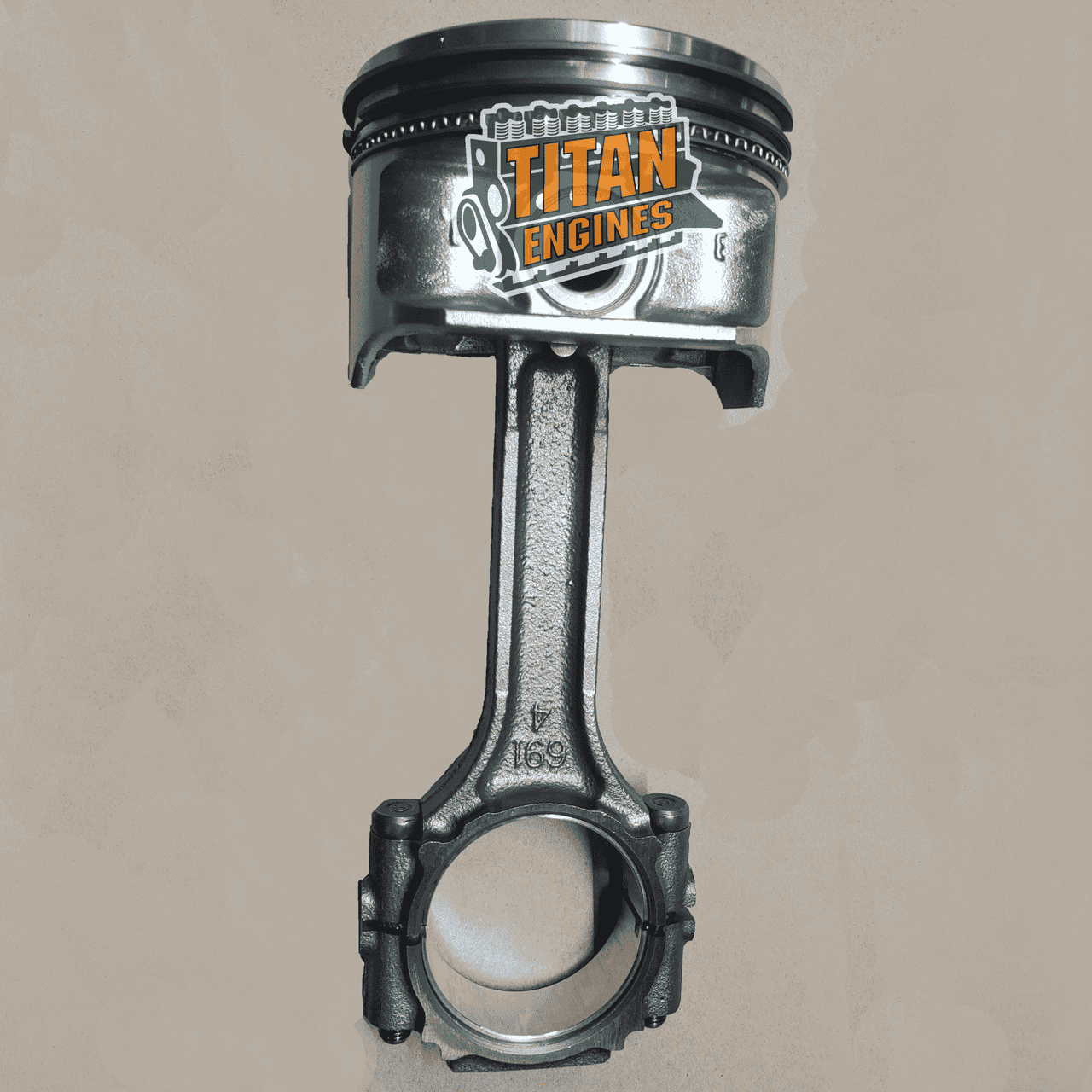 Rod, Piston, & Ring Assembly - Jeep 150/2.5L, Jeep 242/4.0L