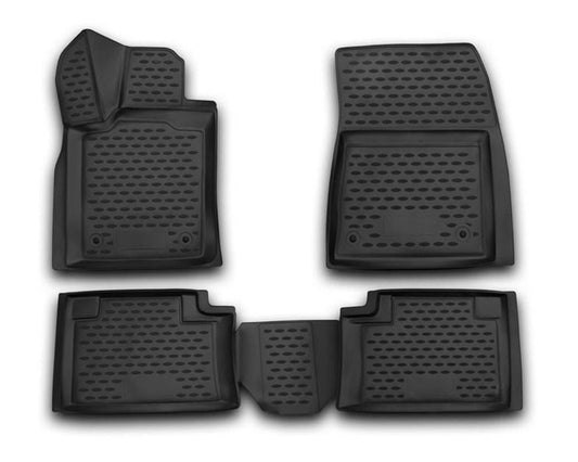 Alfombrillas perfiladas Westin para Jeep Grand Cherokee 2015-2017 de 4 piezas - Negro