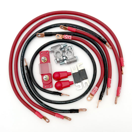 Kit de cables de batería Jeep Wrangler YJ Big 7 (1986-1995)