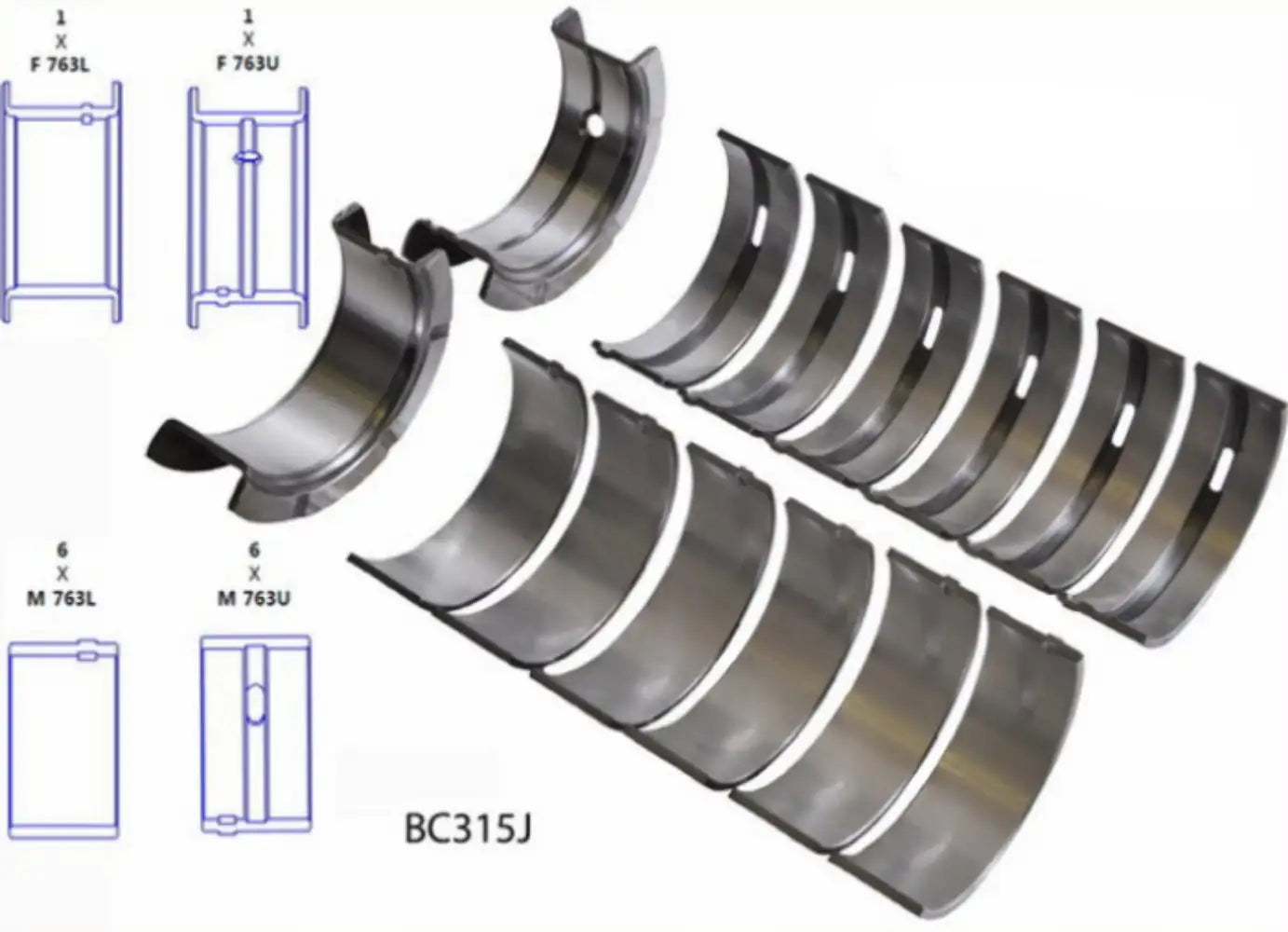 Titan Engines -  Engine Bearings
