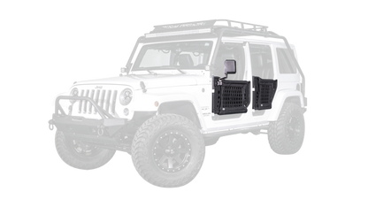 Body Armor 4x4 07-18 Jeep Wrangler Gen 3 Trail Doors Front Pair JK-6139