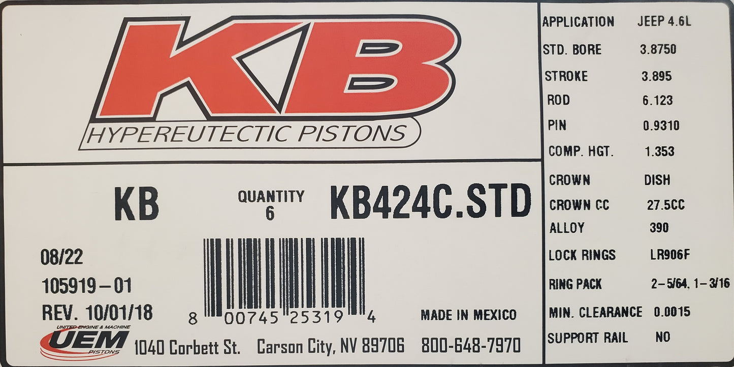 Titan Rotating Stroker Assembly for 4.0 Jeeps