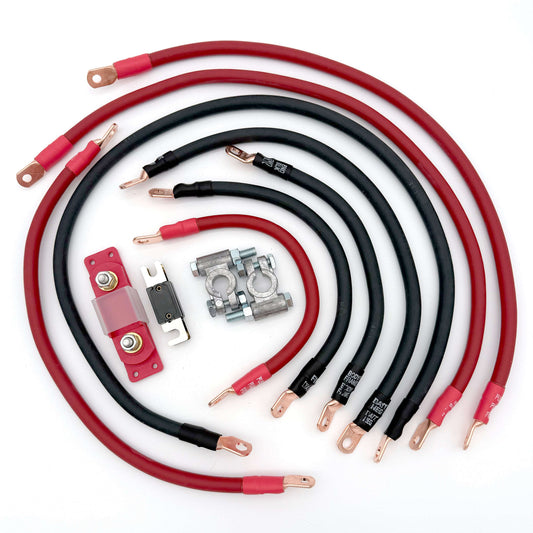 Jeep Cherokee Full Size SJ Big 7 Battery Cable Kit (1974-1983)