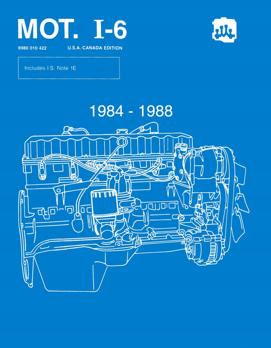 Detroit Iron - 1984 - 1988 Jeep 4.0/4.2L Six Cylinder Engine Component Service Manual