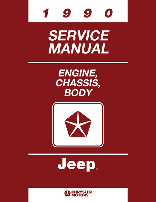 Detroit Iron - 1990 Jeep Shop Manual - 2 Volumes