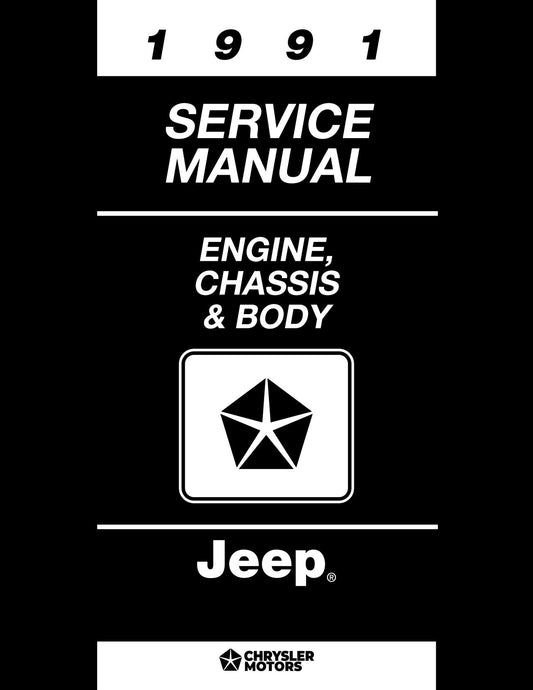 Detroit Iron - 1991 Jeep Shop Manual - 2 Volumes