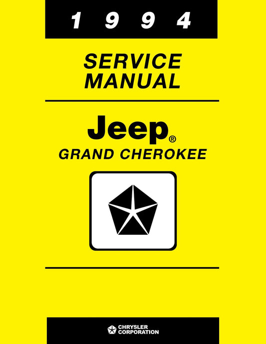 Detroit Iron - 1994 Jeep Grand Cherokee Shop Manual