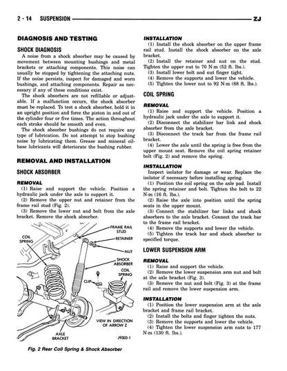 Detroit Iron - 1997 Jeep Grand Cherokee Shop Manual