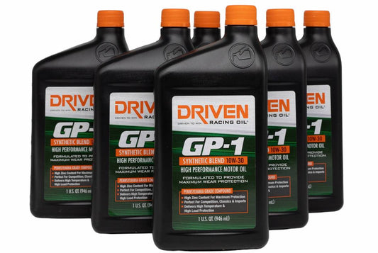 Driven's GP-1 10W-30 Synthetic Blend High Performance Oil (6 QT)