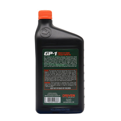 Break-In GP-1 SAE 30W | Quart