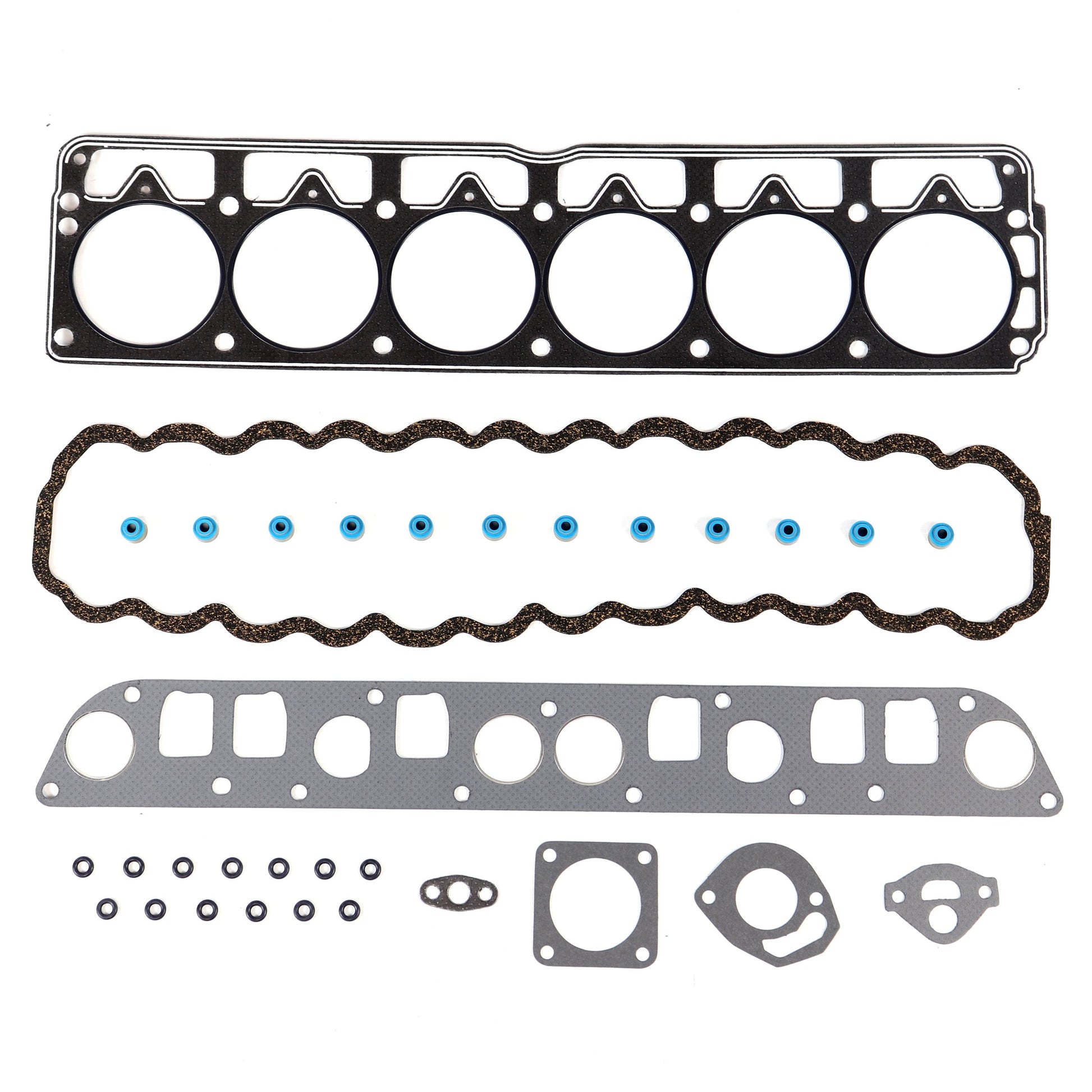 Set of Jeep gaskets on a white background
