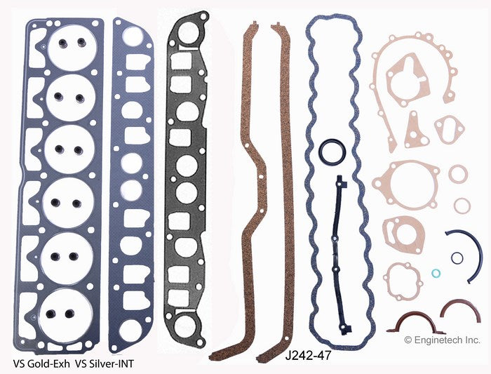 Gasket Set - Full - Jeep 242/4.0L 87-91