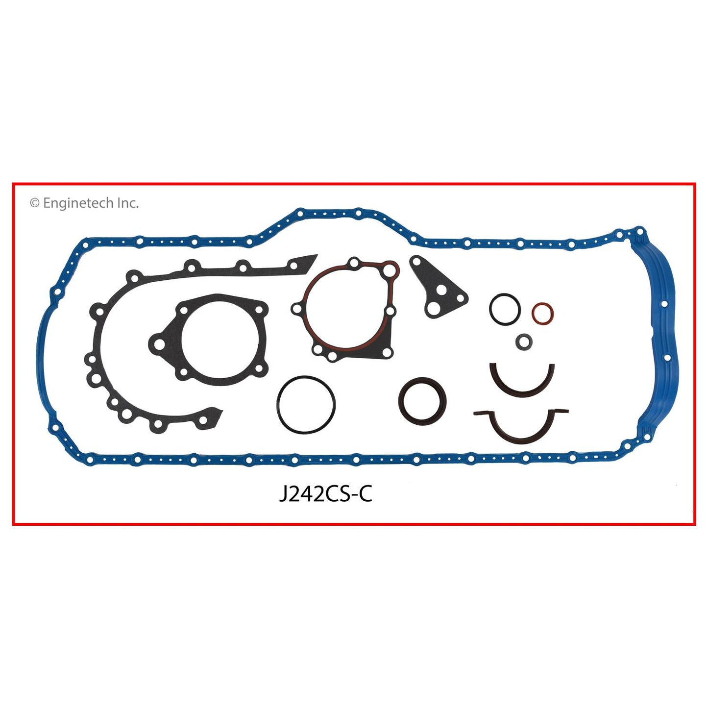 Gasket Set - Lower - Jeep 242/4.0L 92-00