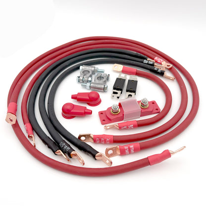 Jeep Wrangler JK Big 7 Battery Cable Kit (2007-2018)