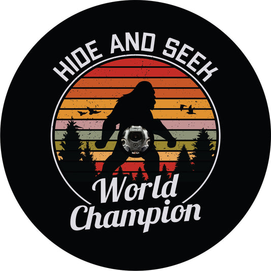 Hide and Seek World Champion Bigfoot Tire Cover