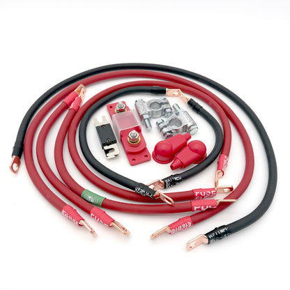 Jeep Cherokee XJ Big 7 Battery Cable Kit (1987-2001)