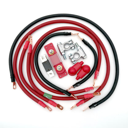 Jeep Comanche MJ Big 7 Battery Cable Kit (1987-1992)