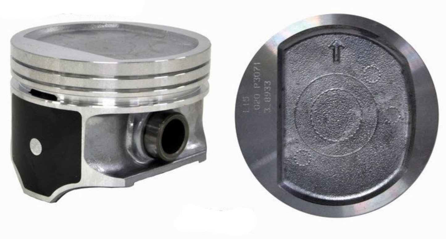 A piston set for a Jeep 150/2.5L engine