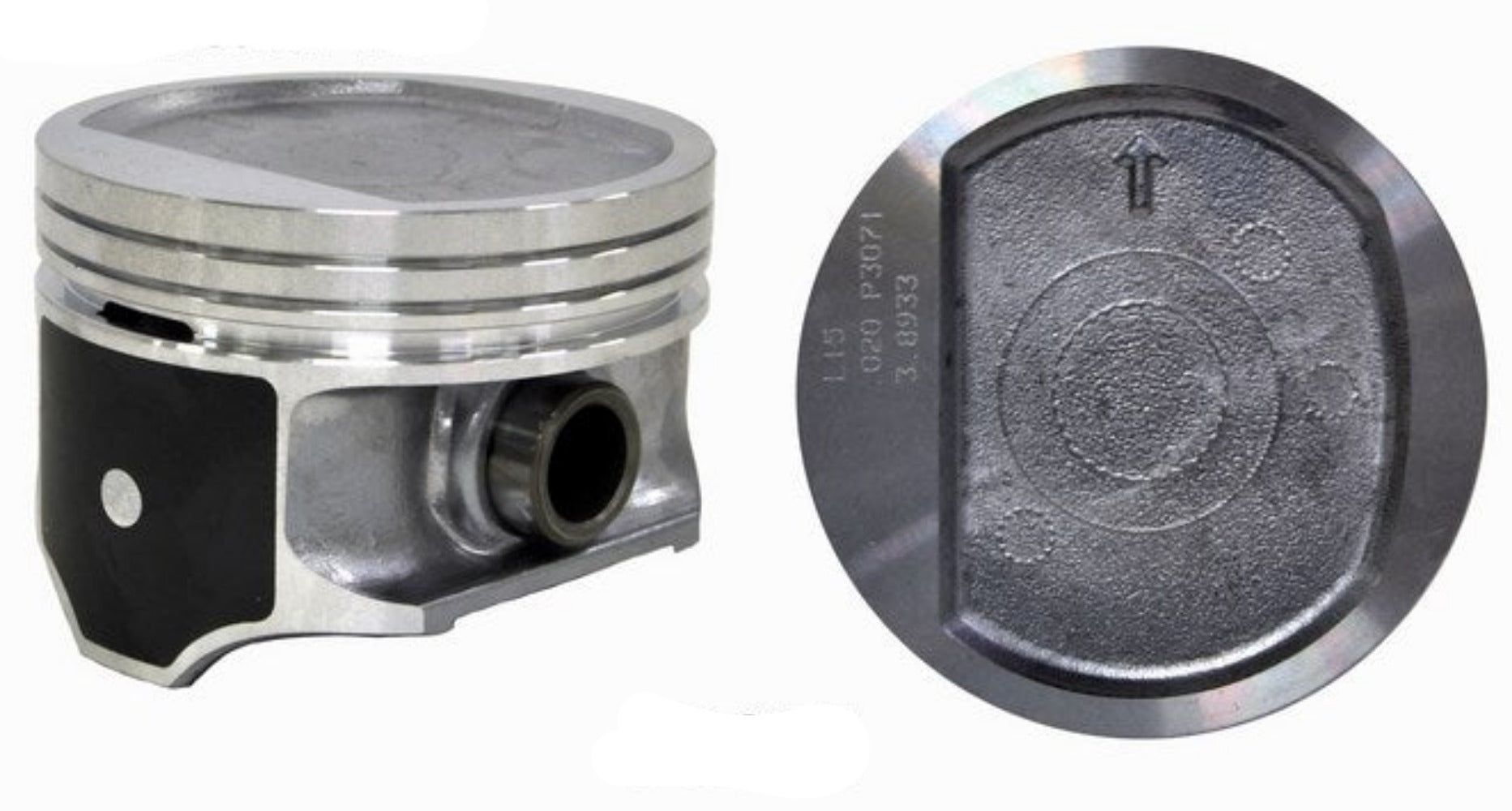 A piston set for a Jeep 150/2.5L engine