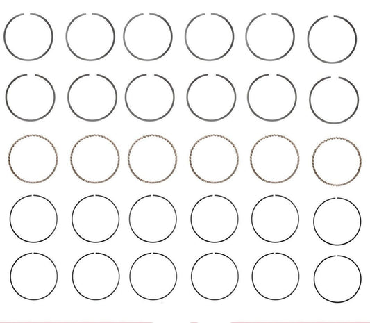 A set of piston rings for a Jeep 258/4.2L engine