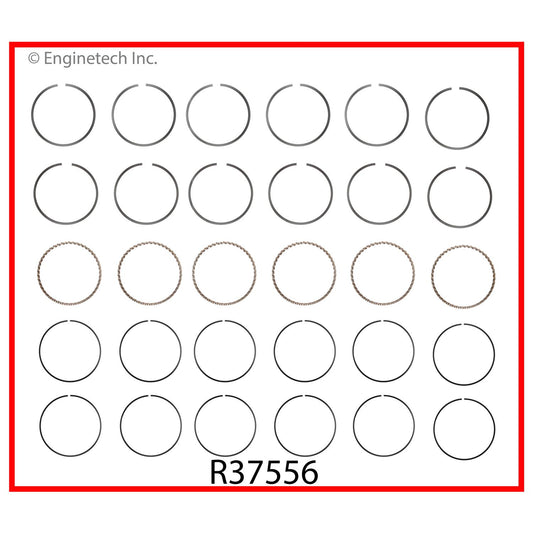 Piston Ring Set - Jeep 258/4.2L 71-90