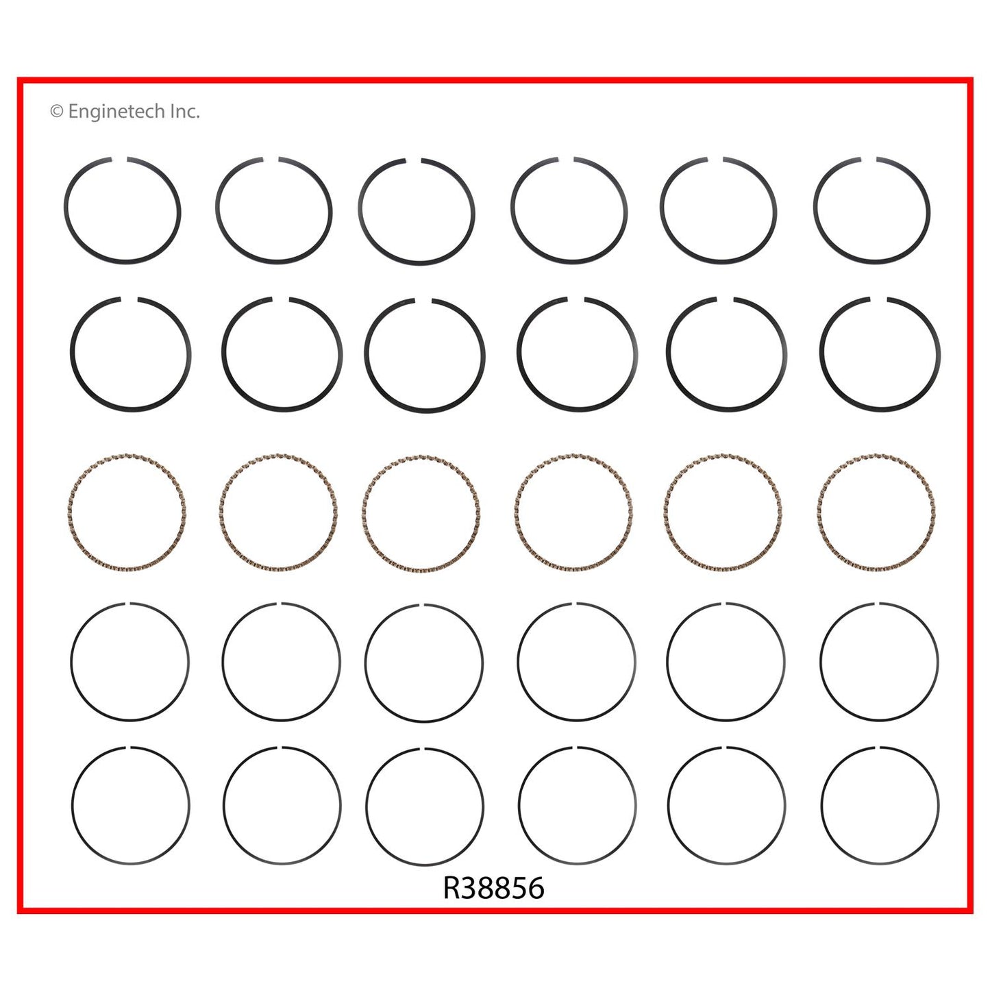 Piston Ring Set - Jeep 242/4.0L 87-95