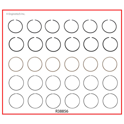 Piston Ring Set - Jeep 242/4.0L 87-95