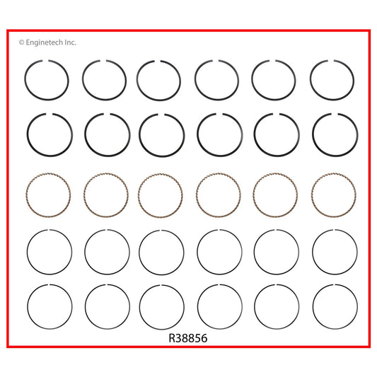 Piston Ring Set - Jeep 242/4.0L 87-95