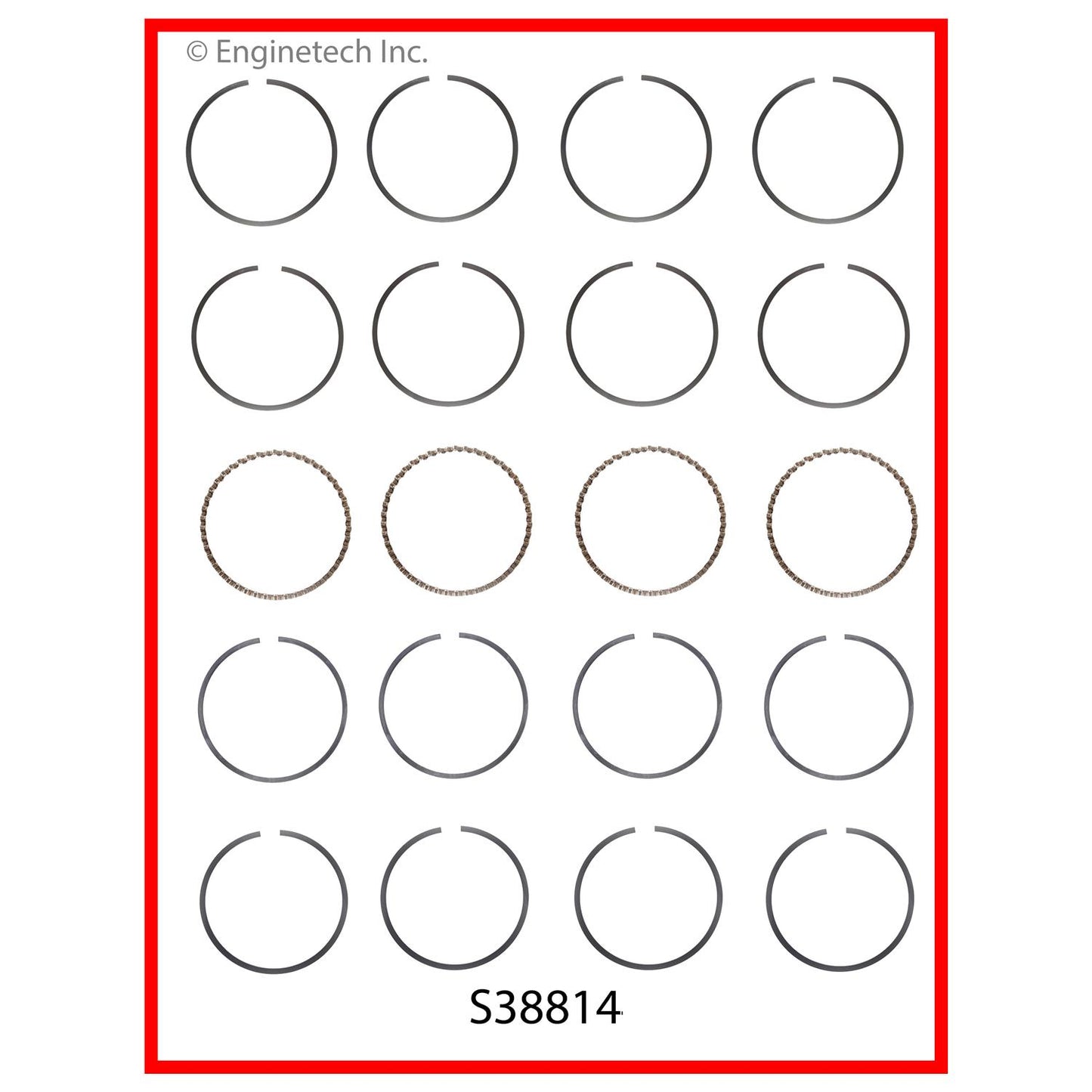 Piston Ring Set - Jeep 150/2.5L