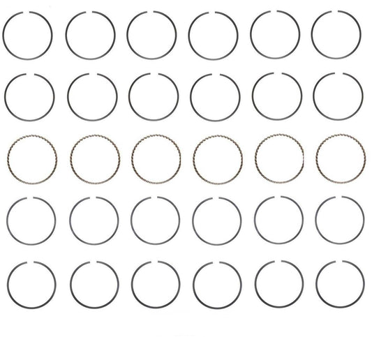 A set of piston rings for a Jeep 242 - 4.0L engine