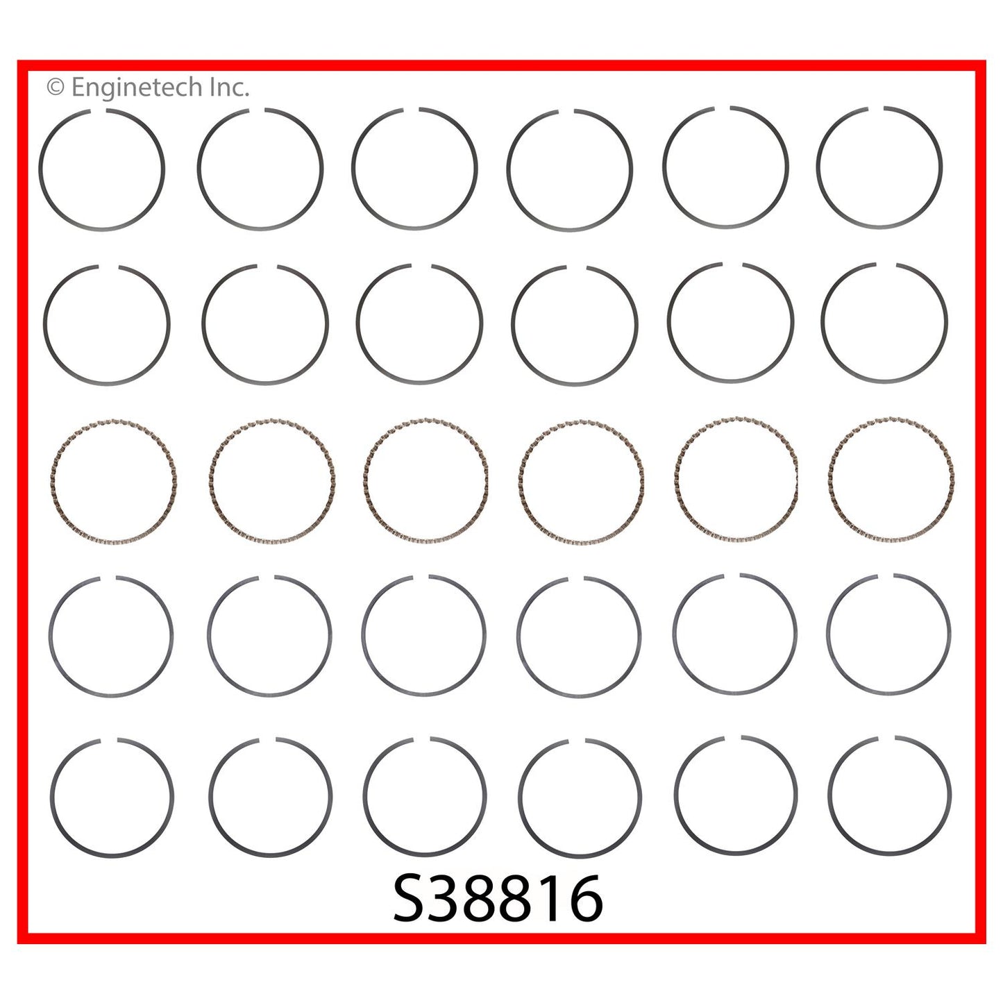 Piston Ring Set - Jeep 242/4.0L