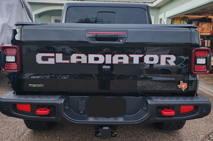 Jeep "GLADIATOR" Tailgate Emblem -  Two Color Stacked