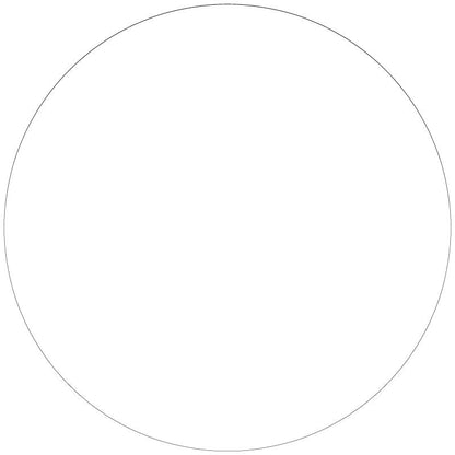 Simple Solid White Spare Tire Cover