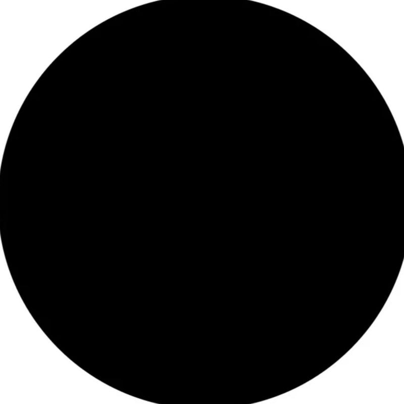 Simple Solid Black Spare Tire Cover