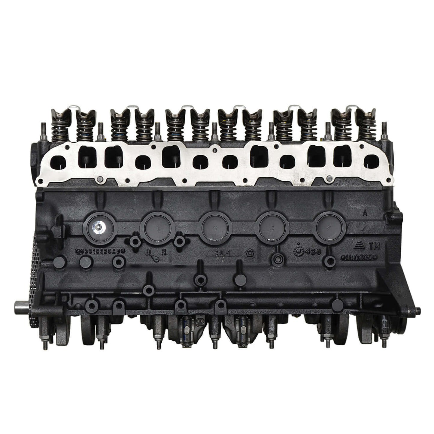 Jeep 4.0L engine 12-valve OHV inline-6 side view
