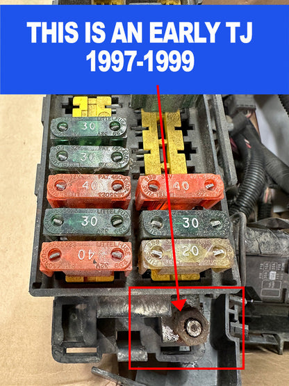 Jeep Wrangler TJ / LJ Big 7 Battery Cable Kit (1997-2006)